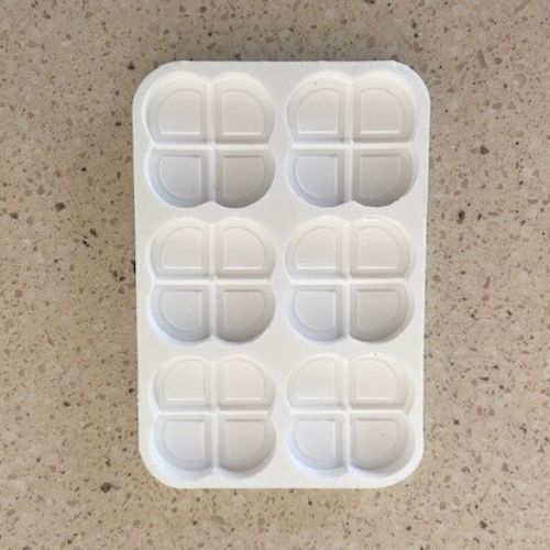 Masculine / quad Wax Melt Mould
